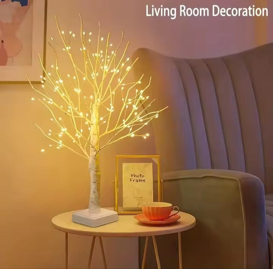 Luz LED Decorativa Árbol Abedul Blanco