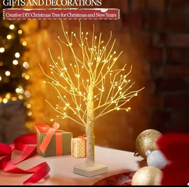 Luz LED Decorativa Árbol Abedul Blanco