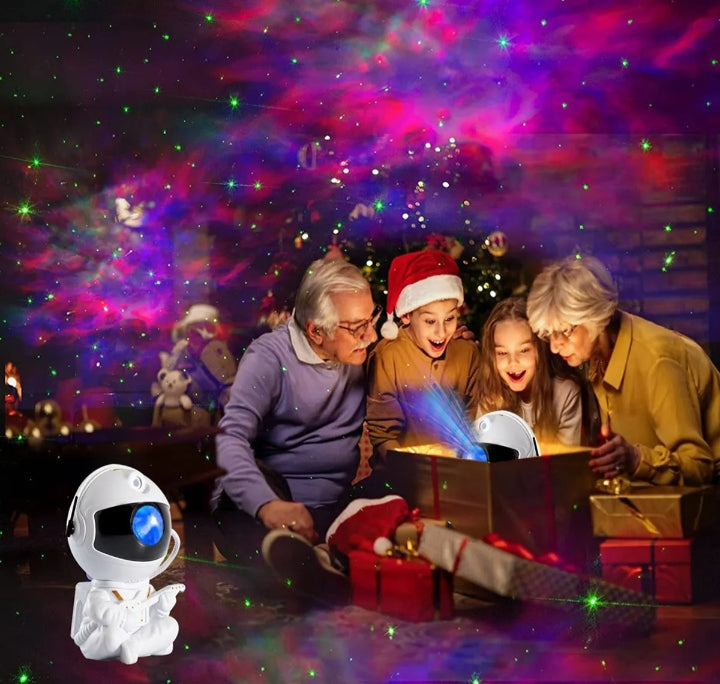 Proyector de astronauta galaxia