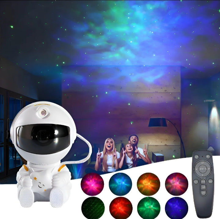 Proyector de astronauta galaxia