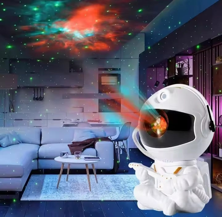 Proyector de astronauta galaxia